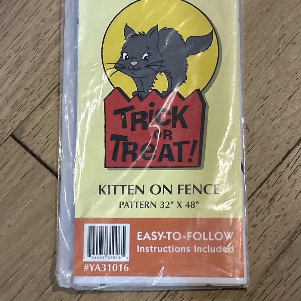 Vintage Yard Art‎ - DIY - YA31016 Kitten On Fence - 32